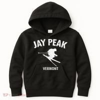 Jay Peak Skiing Tee Vermont Ski Kids Hoodie thumb 0