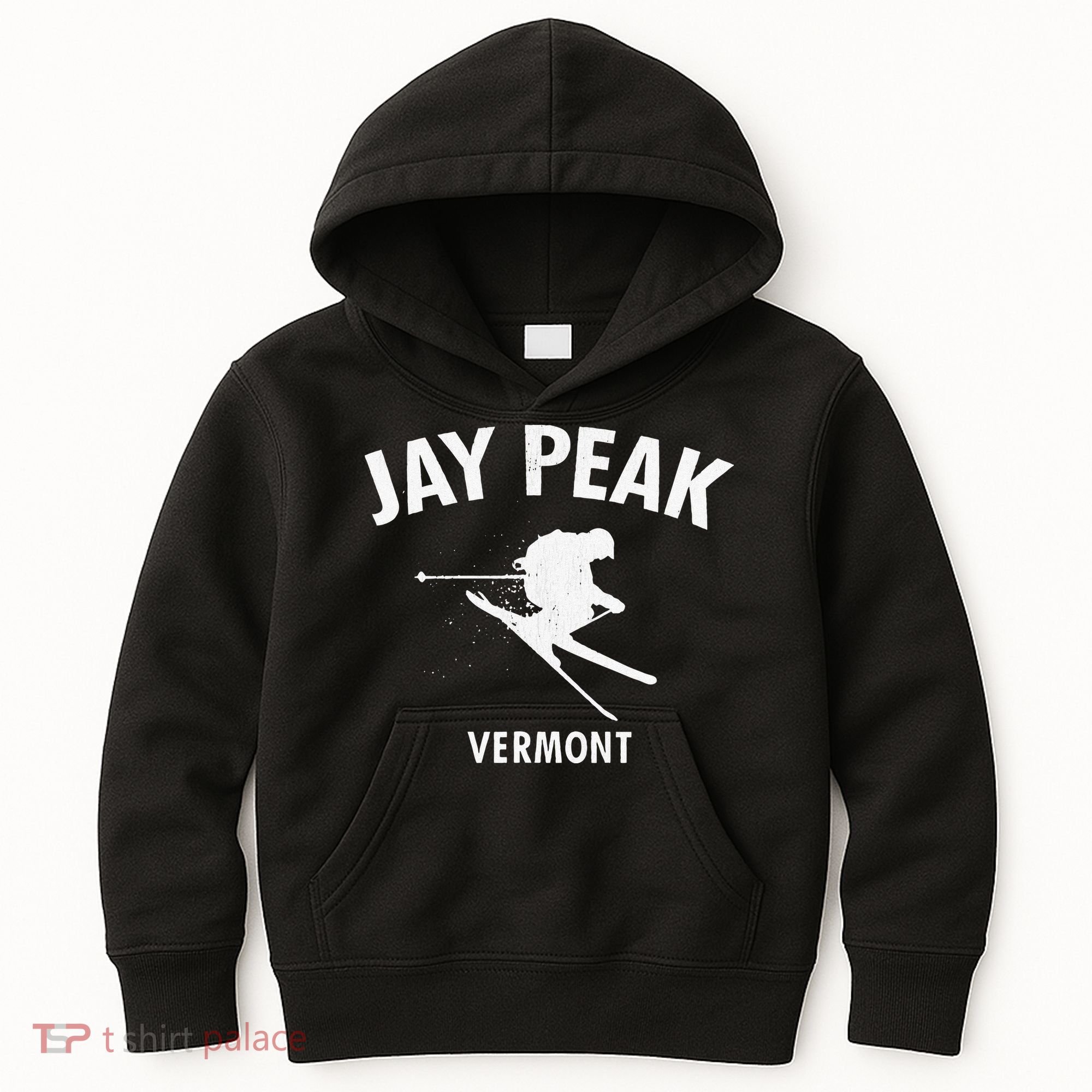 Jay Peak Skiing Tee Vermont Ski Kids Hoodie