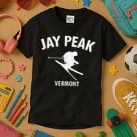 Jay Peak Skiing Tee Vermont Ski Kids T-Shirt thumb 3