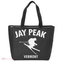Jay Peak Skiing Tee Vermont Ski Tote Bag thumb 0