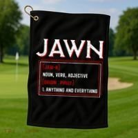 Jawn Philadelphia Slang Philly Resident Hometown Pride Golf Towel thumb 1