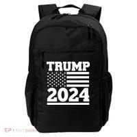Jumbo Print Trump 2024 Usa Flag Backpack thumb 0