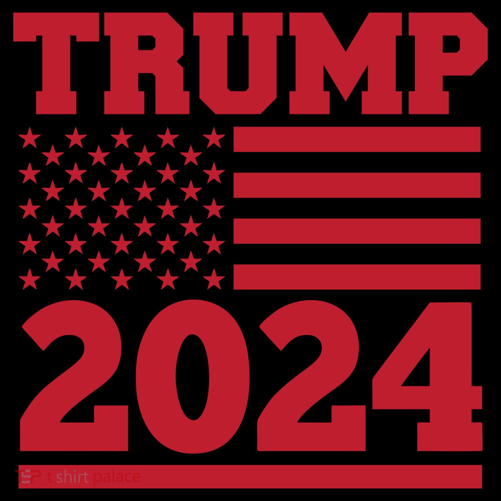 Jumbo Print Trump 2024 Usa Flag Coffee Mug