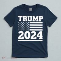 Jumbo Print Trump 2024 Usa Flag T-Shirt thumb 5