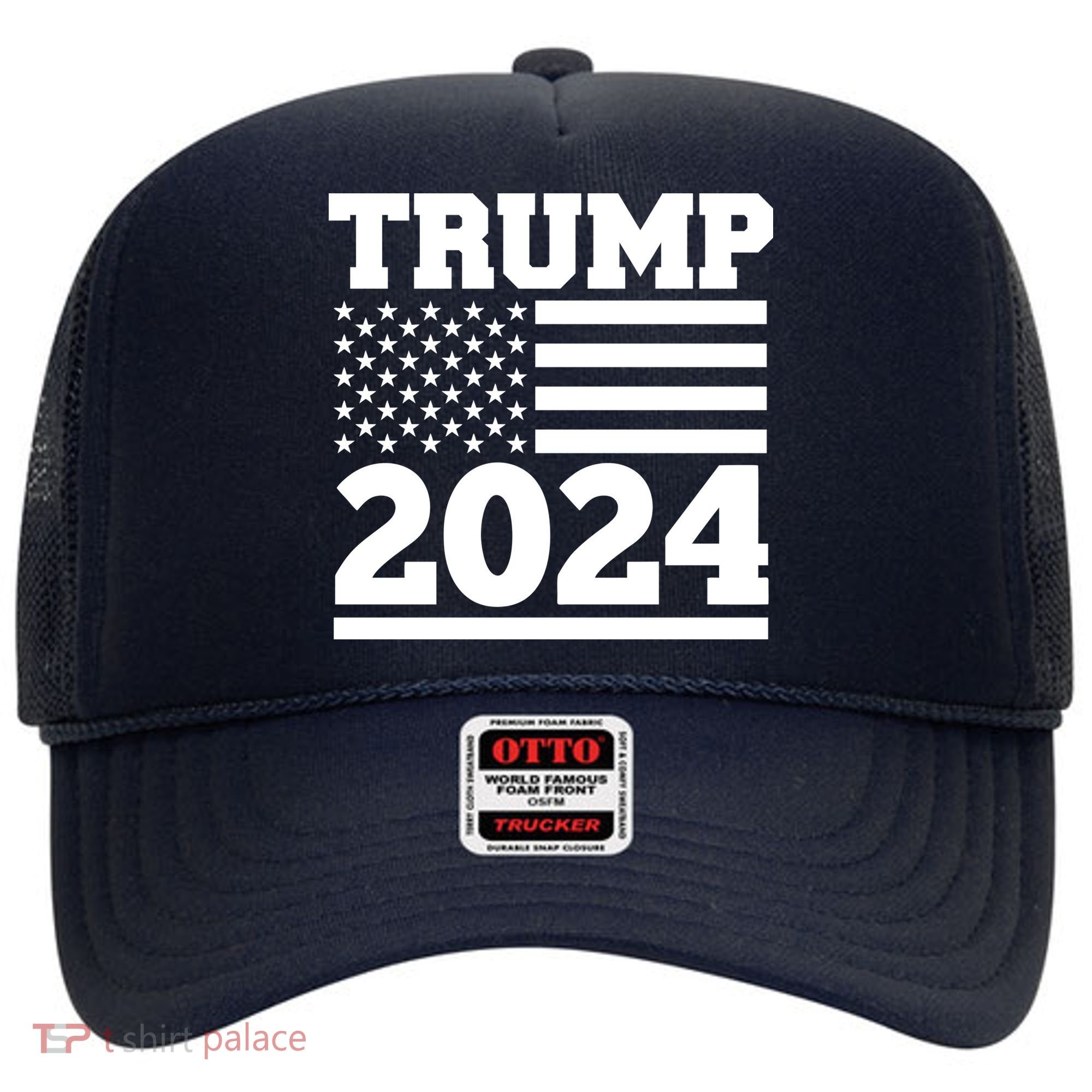 Jumbo Print Trump 2024 Usa Flag Hat