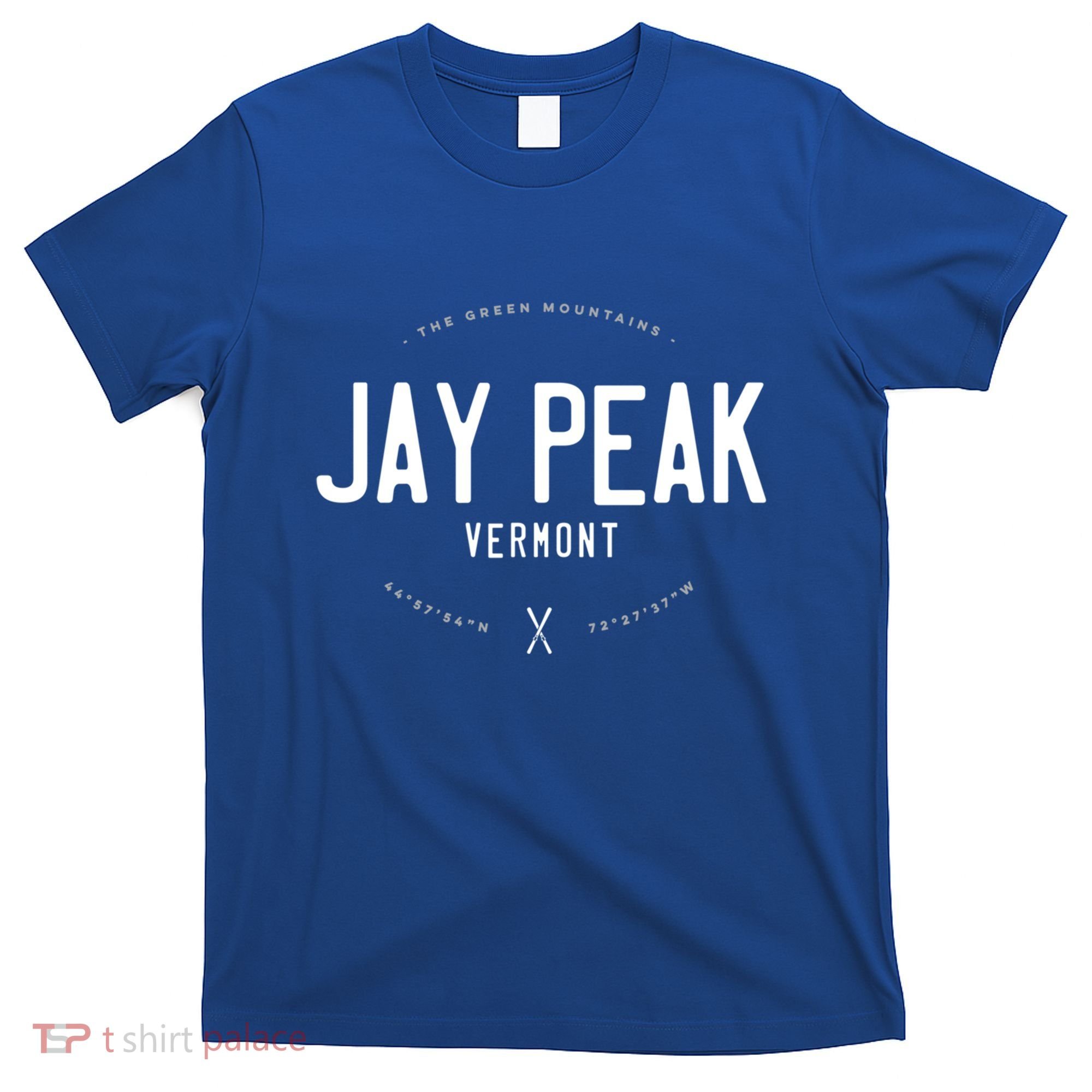 Jay Peak Vermont Graphic Distressed Vintage Ski Great Gift T-Shirt