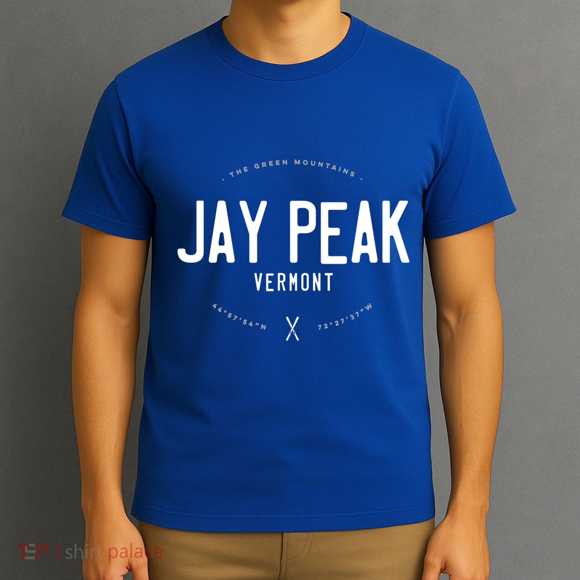 Jay Peak Vermont Graphic Distressed Vintage Ski Great Gift T-Shirt