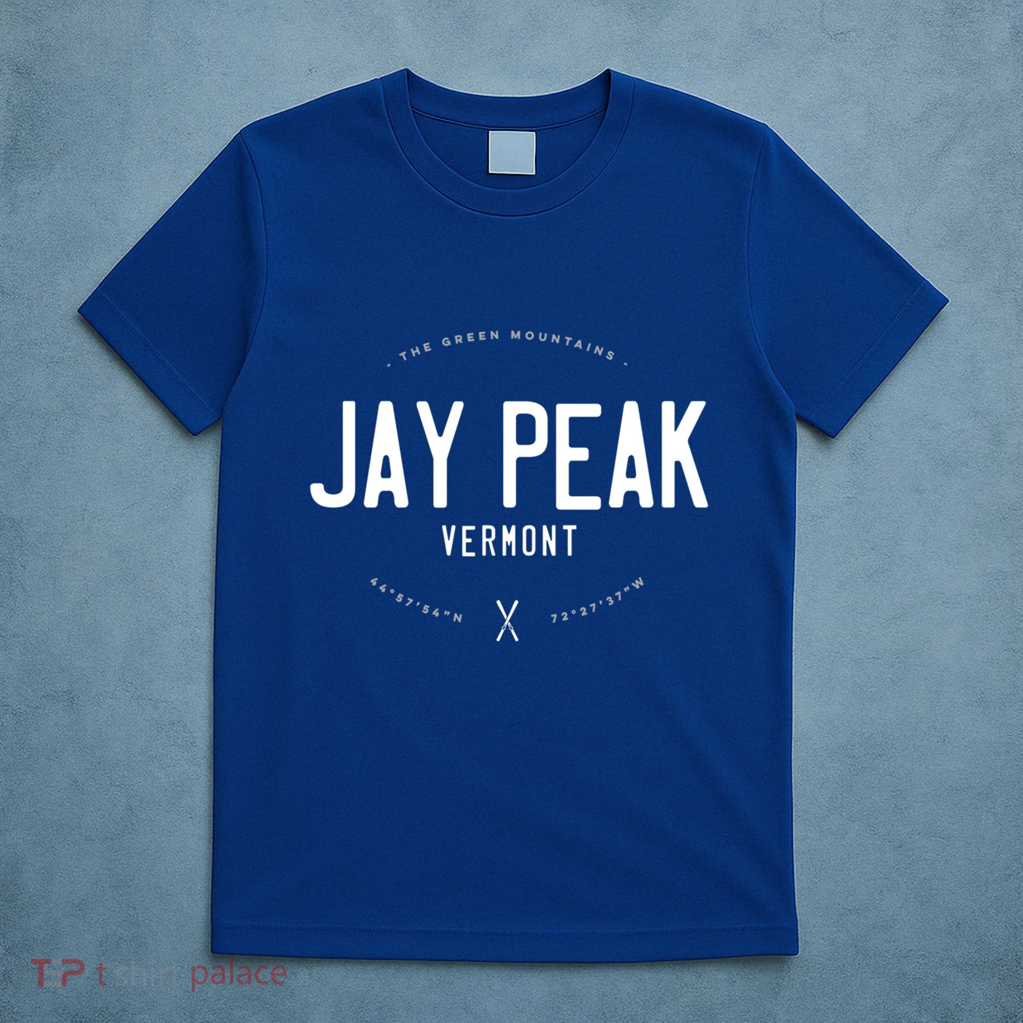 Jay Peak Vermont Graphic Distressed Vintage Ski Great Gift T-Shirt