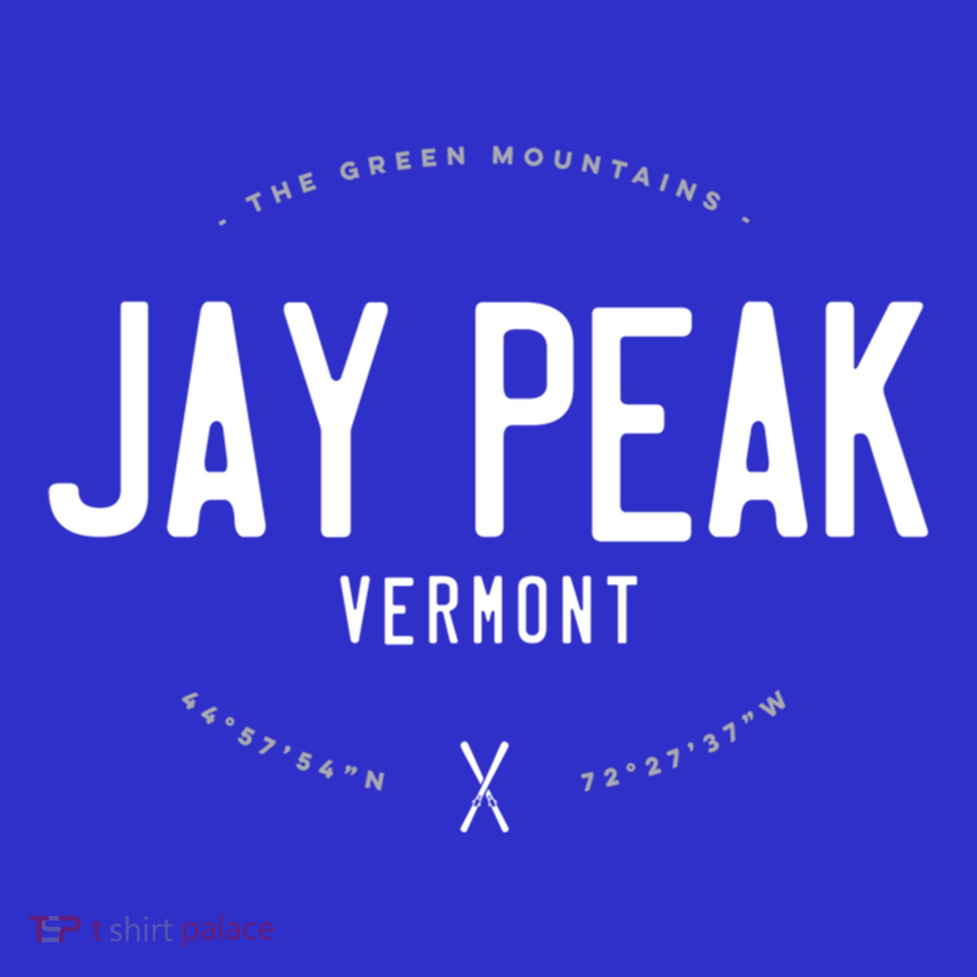 Jay Peak Vermont Graphic Distressed Vintage Ski Great Gift T-Shirt