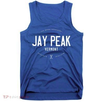 Jay Peak Vermont Graphic Distressed Vintage Ski Great Gift Tank Top