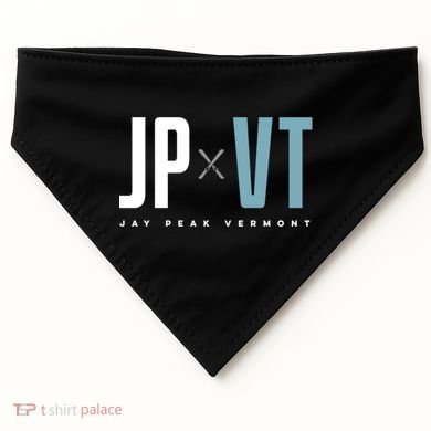 Jay Peak Vermont Graphic Ski Cool Gift USA-Made Doggie Bandana