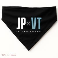 Jay Peak Vermont Graphic Ski Cool Gift USA-Made Doggie Bandana thumb 0