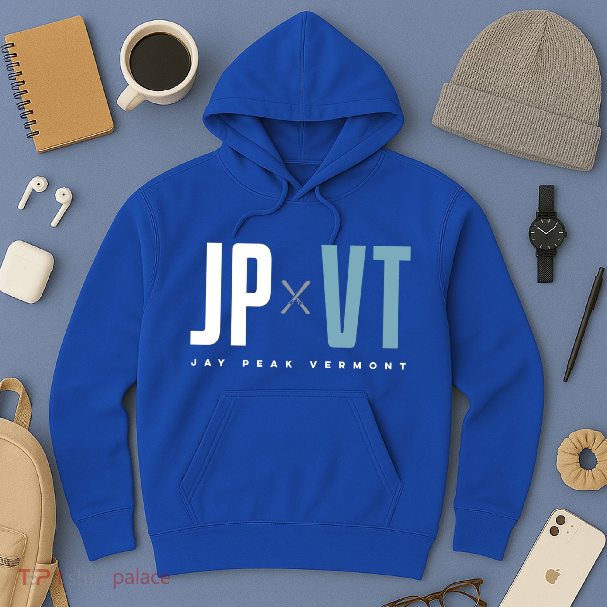 Jay Peak Vermont Graphic Ski Cool Gift Hoodie
