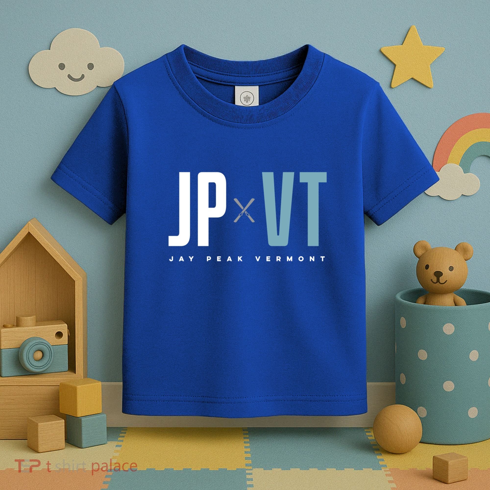 Jay Peak Vermont Graphic Ski Cool Gift Toddler T-Shirt