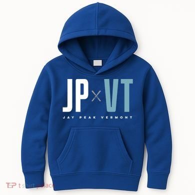 Jay Peak Vermont Graphic Ski Cool Gift Kids Hoodie