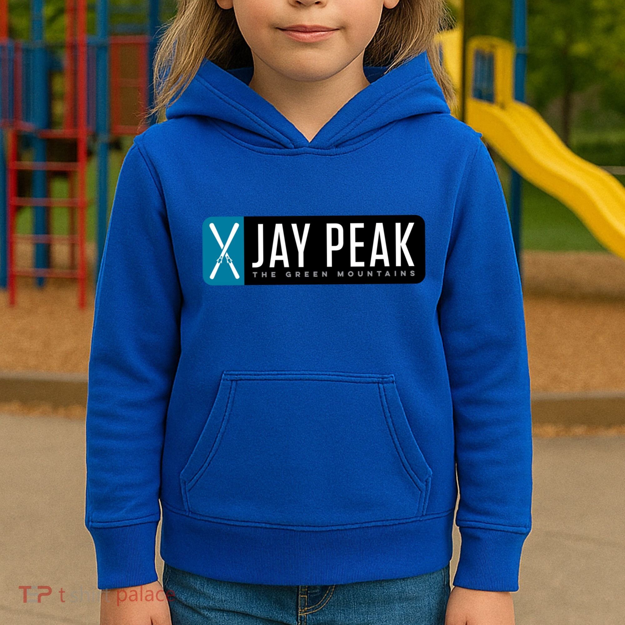 Jay Peak Vermont Ski Gift Kids Hoodie
