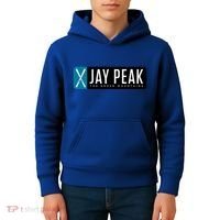 Jay Peak Vermont Ski Gift Kids Hoodie thumb 4