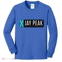 Jay Peak Vermont Ski Gift Kids Long Sleeve Shirt thumb 0