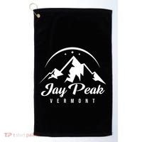 Jay Peak Vermont Ski Resort Skiing Snowboarding Gift Golf Towel thumb 0