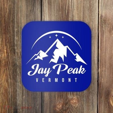 Jay Peak Vermont Ski Resort Skiing Snowboarding Gift Coaster