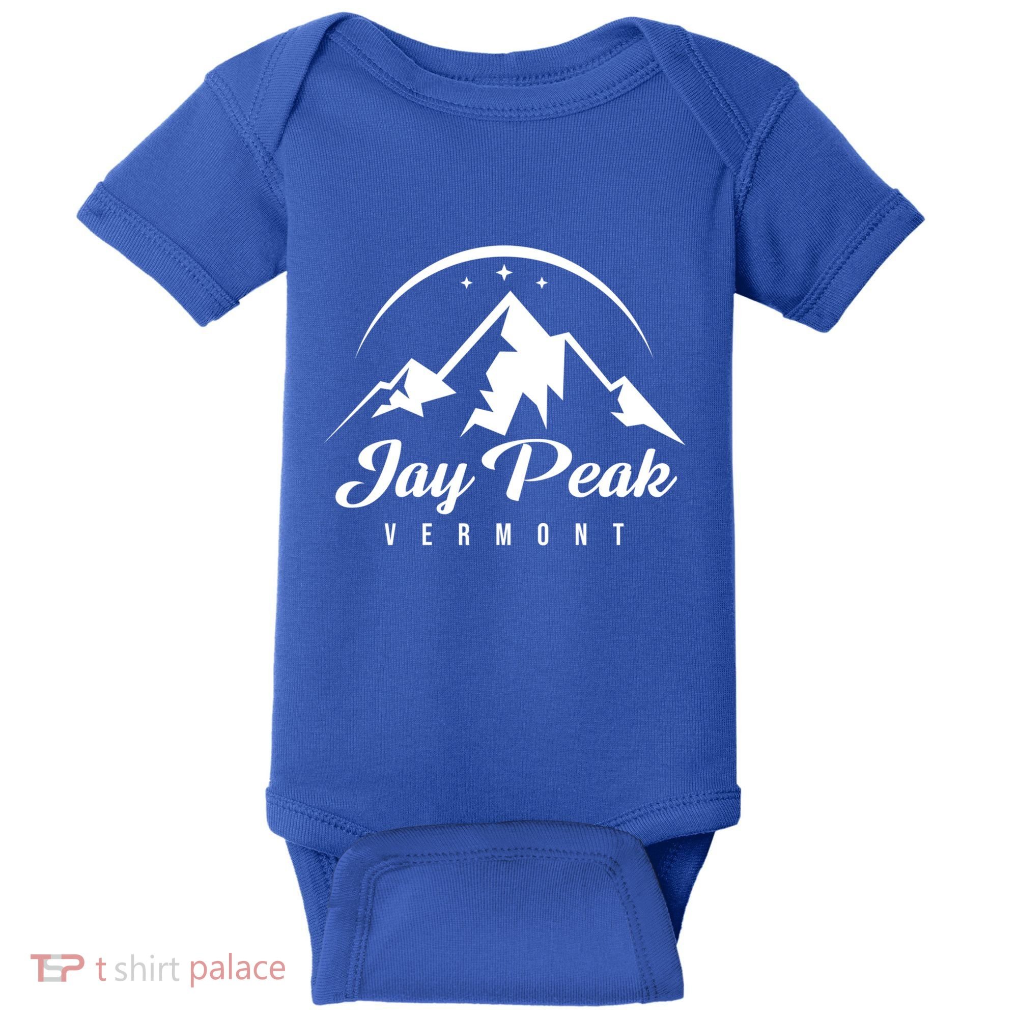 Jay Peak Vermont Ski Resort Skiing Snowboarding Gift Baby Bodysuit