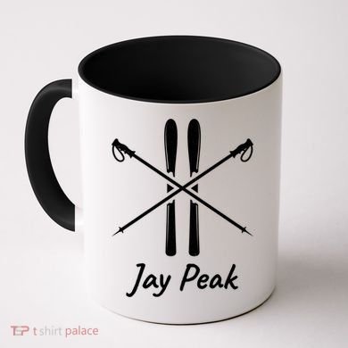 Jay Peak Vermont Skiing Ski Skis Down Hill Slopes Alpine Gift Coffee Mug