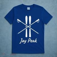 Jay Peak Vermont Skiing Ski Skis Down Hill Slopes Alpine Gift T-Shirt thumb 5