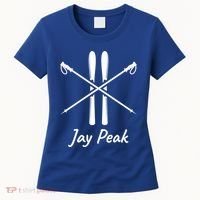 Jay Peak Vermont Skiing Ski Skis Down Hill Slopes Alpine Gift Women's T-Shirt thumb 0