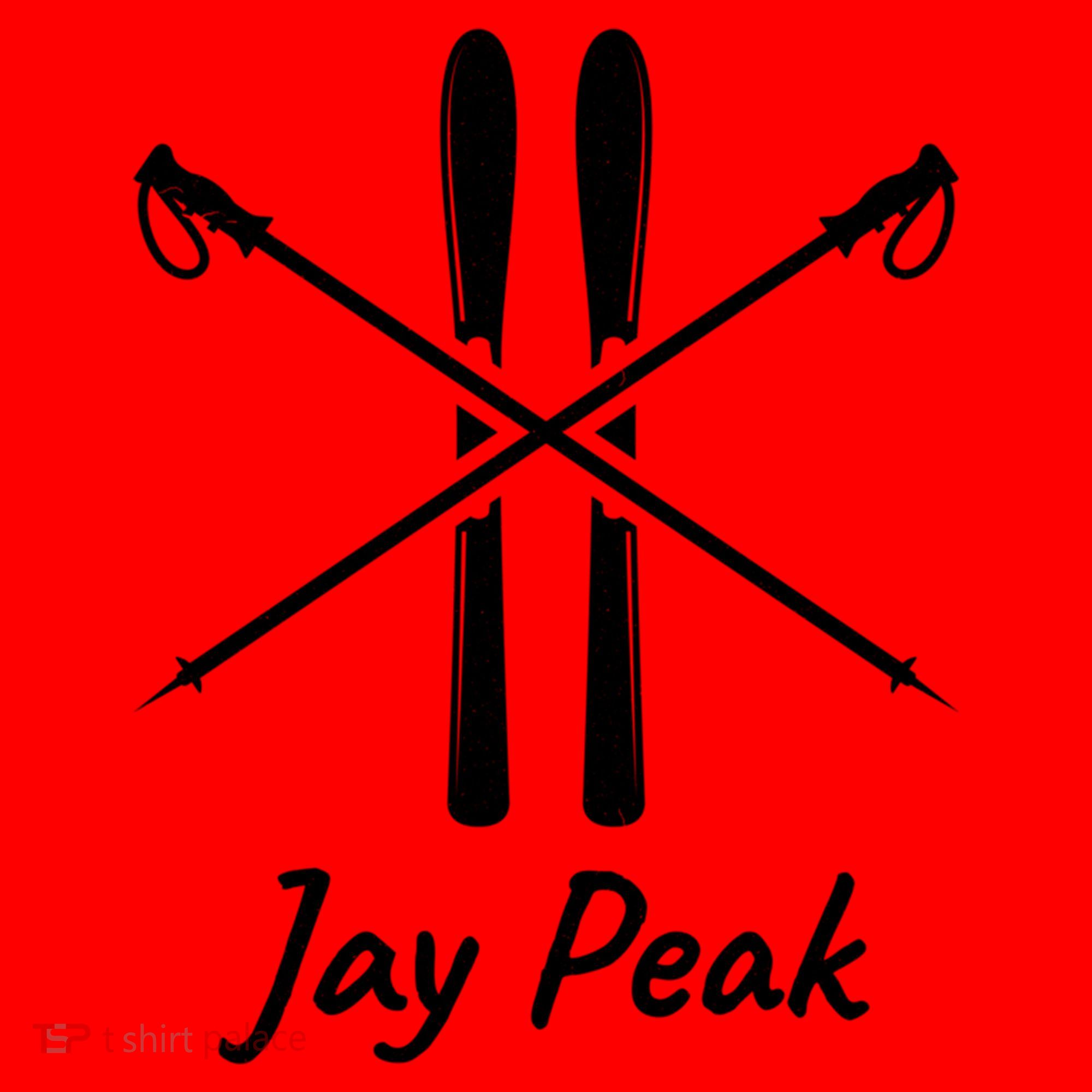 Jay Peak Vermont Skiing Ski Skis Down Hill Slopes Alpine Gift Santa Hat