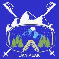 Jay Peak Vermont Skiing Skier Ski Goggles And Poles Gift Sweatshirt thumb 3