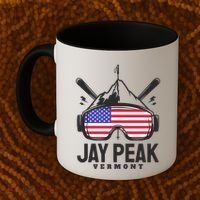 Jay Peak Vermont Usa Ski Retro Skiing Funny Gift Coffee Mug thumb 2