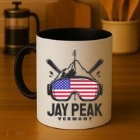 Jay Peak Vermont Usa Ski Retro Skiing Funny Gift Coffee Mug thumb 4
