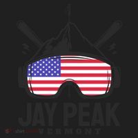 Jay Peak Vermont Usa Ski Retro Skiing Funny Gift Beanie thumb 2