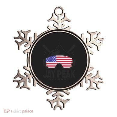 Jay Peak Vermont Usa Ski Retro Skiing Funny Gift Ornament