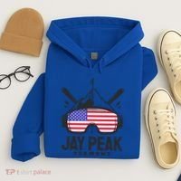Jay Peak Vermont Usa Ski Retro Skiing Funny Gift Hoodie thumb 4