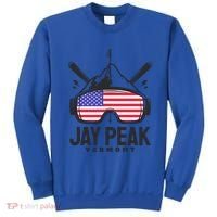 Jay Peak Vermont Usa Ski Retro Skiing Funny Gift Sweatshirt thumb 0