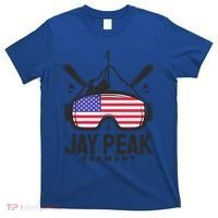 Jay Peak Vermont Usa Ski Retro Skiing Funny Gift T-Shirt thumb 0