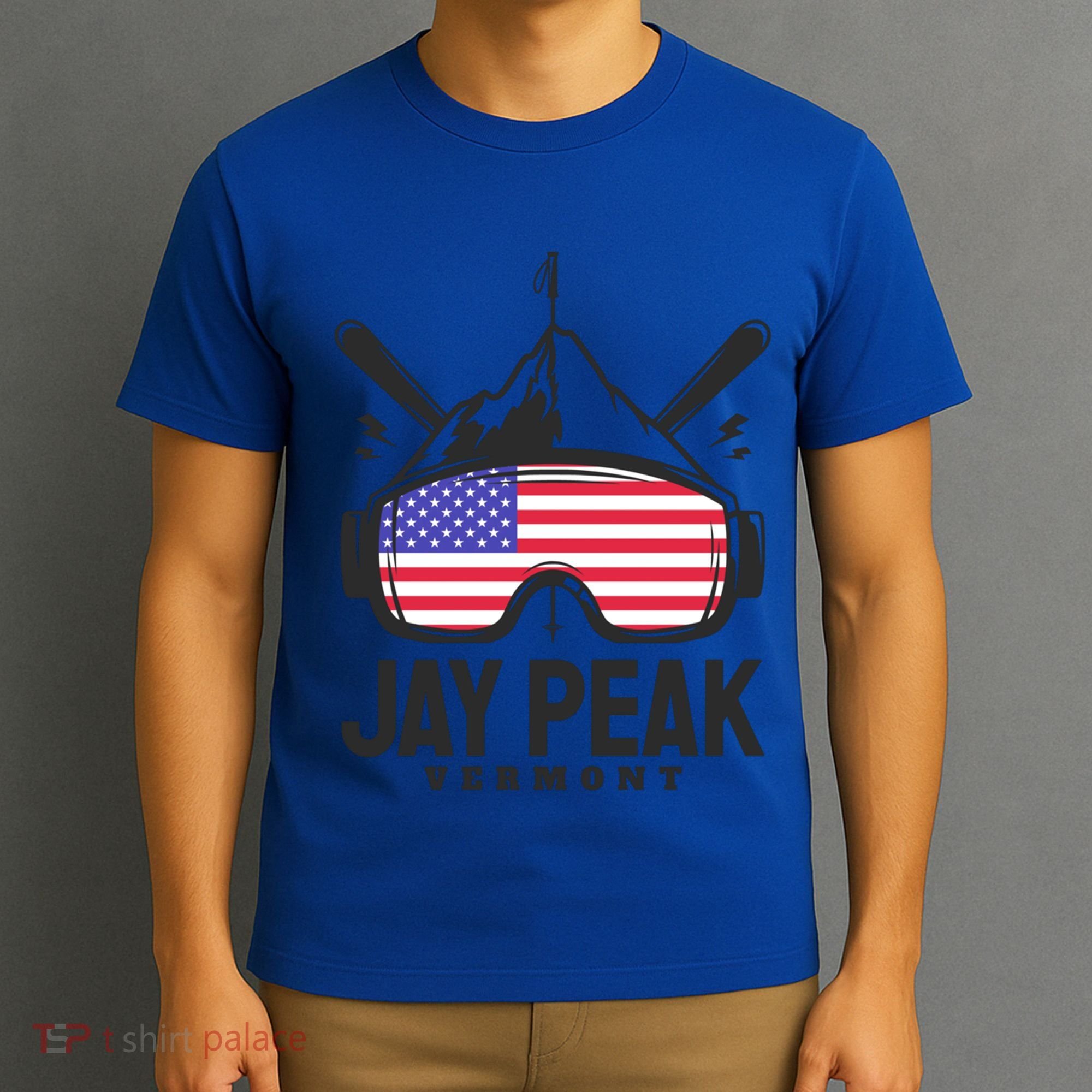 Jay Peak Vermont Usa Ski Retro Skiing Funny Gift T-Shirt