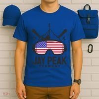 Jay Peak Vermont Usa Ski Retro Skiing Funny Gift T-Shirt thumb 6