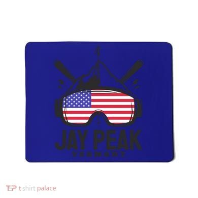 Jay Peak Vermont Usa Ski Retro Skiing Funny Gift Mousepad