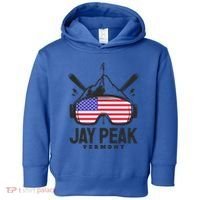 Jay Peak Vermont Usa Ski Retro Skiing Funny Gift Toddler Hoodie thumb 0