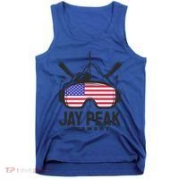 Jay Peak Vermont Usa Ski Retro Skiing Funny Gift Tank Top thumb 0