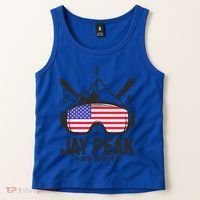 Jay Peak Vermont Usa Ski Retro Skiing Funny Gift Tank Top thumb 2