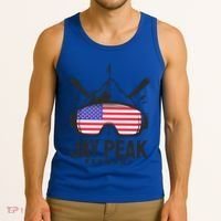 Jay Peak Vermont Usa Ski Retro Skiing Funny Gift Tank Top thumb 3