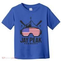 Jay Peak Vermont Usa Ski Retro Skiing Funny Gift Toddler T-Shirt thumb 0