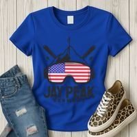 Jay Peak Vermont Usa Ski Retro Skiing Funny Gift Women's T-Shirt thumb 3