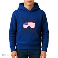 Jay Peak Vermont Usa Ski Retro Skiing Funny Gift Kids Hoodie thumb 4