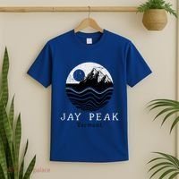 Jay Peak Vintage Mountains Hiking Camping Vermont Retro Gift T-Shirt thumb 2