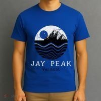 Jay Peak Vintage Mountains Hiking Camping Vermont Retro Gift T-Shirt thumb 3