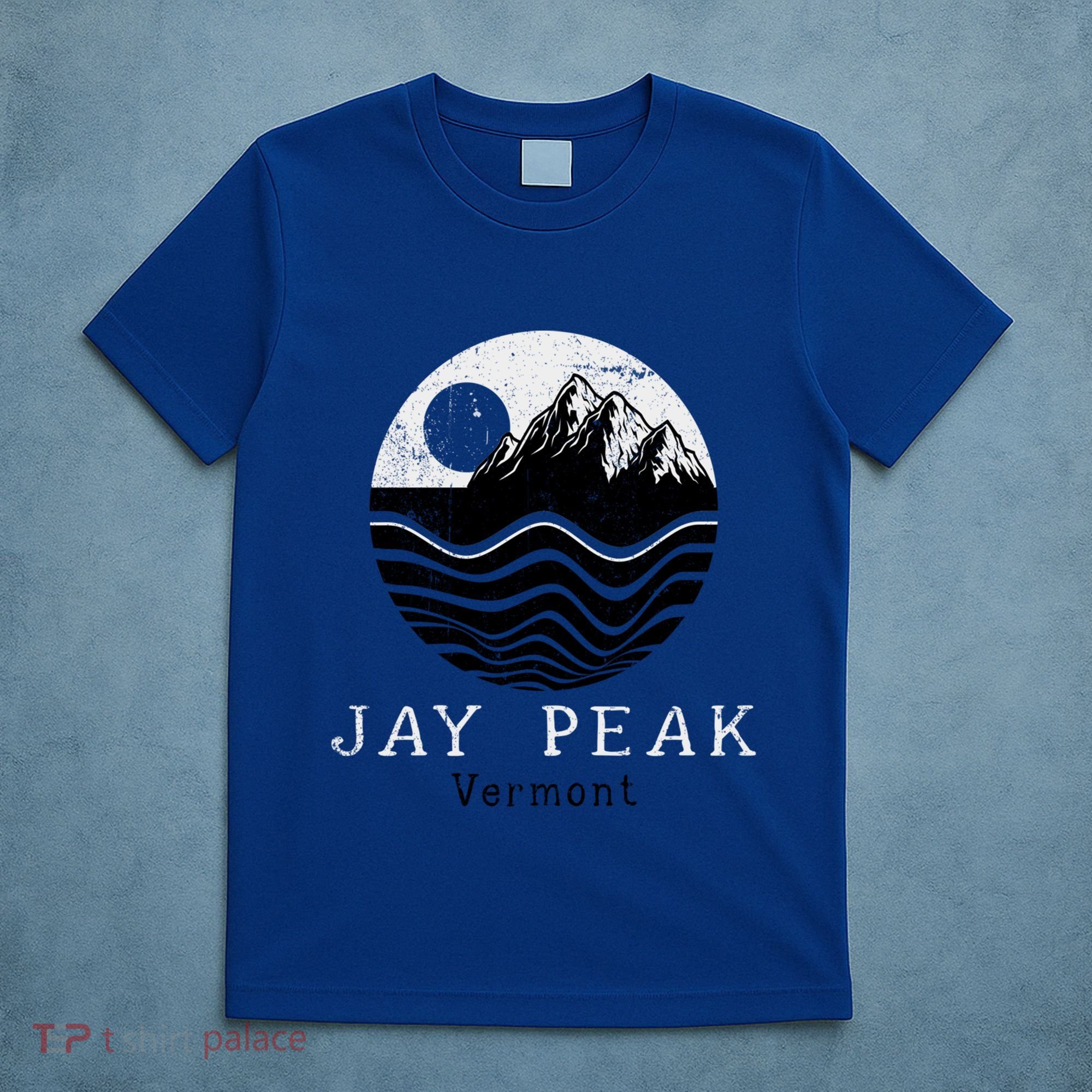 Jay Peak Vintage Mountains Hiking Camping Vermont Retro Gift T-Shirt